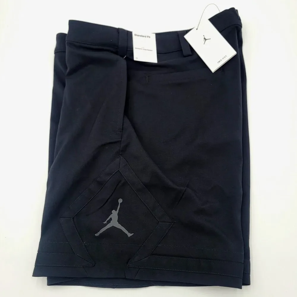 Nike Jordan DriFit Sport Golf Diamond Shorts Men's Size 36 Black DZ0557-010 NWT